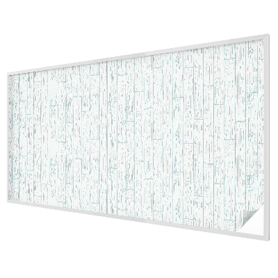 Zelfklevende raamfolie glas in lood Houten patroon