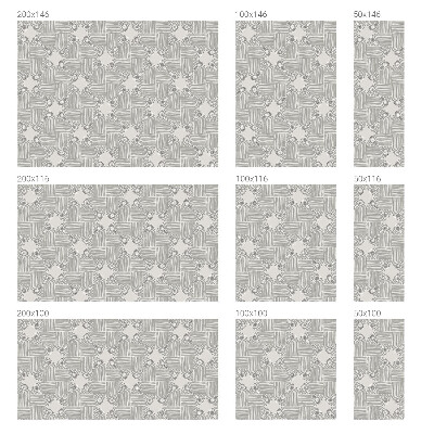 Melkglas folie met glas in lood effect Vreedzame symmetrie