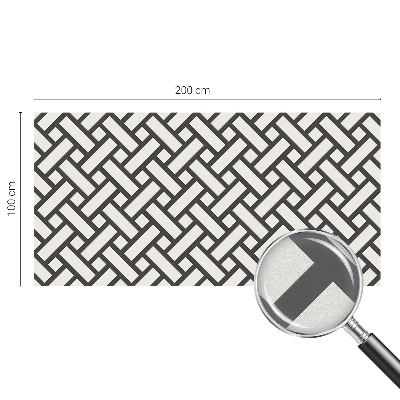 Privacy folie raam Verweven rechthoeken