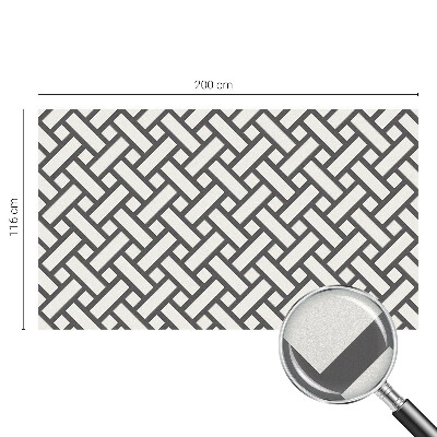 Privacy folie raam Verweven rechthoeken