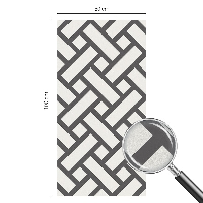 Privacy folie raam Verweven rechthoeken