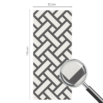 Privacy folie raam Verweven rechthoeken