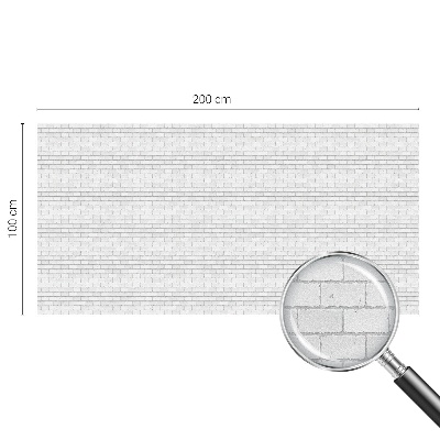 Glas in lood folie voor raam Baksteen textuur
