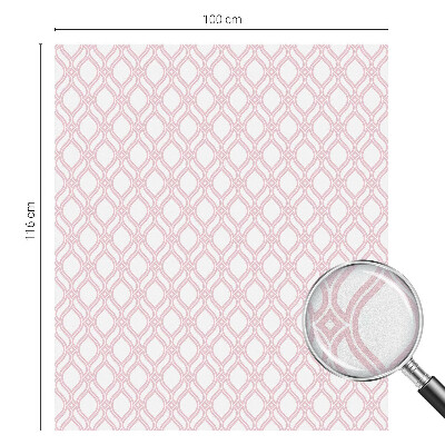 Glas in lood raamfolie Roze lijnen