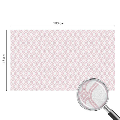 Glas in lood raamfolie Roze lijnen