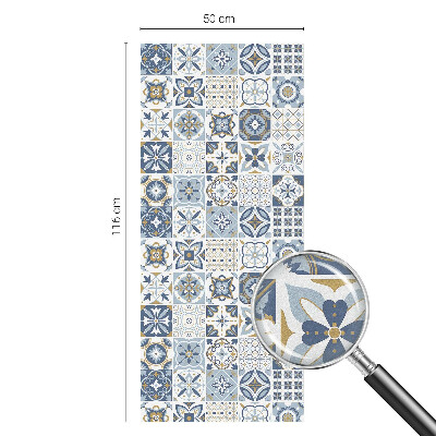 Melkglas folie met glas in lood effect Mozaïektegels