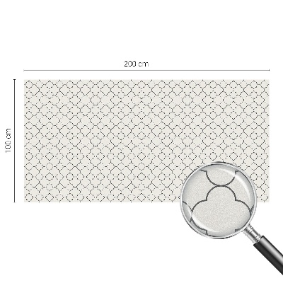 Zelfklevende raamfolie glas in lood Eenvoudige elegantie