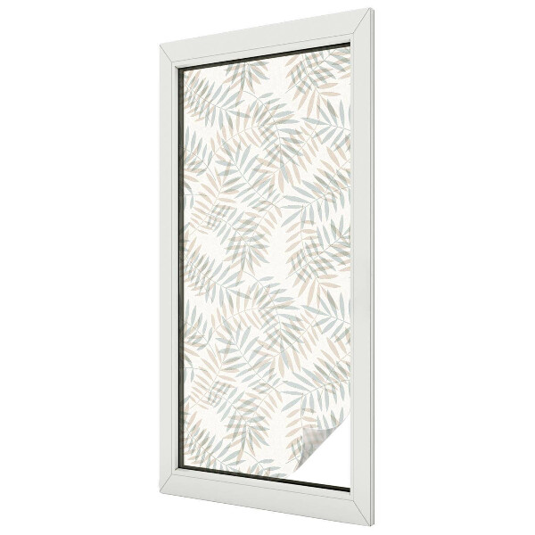 Privacy folie raam Bladrijke elegantie