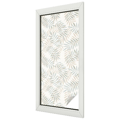 Privacy folie raam Bladrijke elegantie