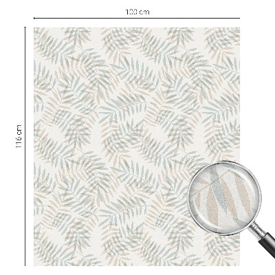 Privacy folie raam Bladrijke elegantie