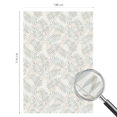 Privacy folie raam Bladrijke elegantie