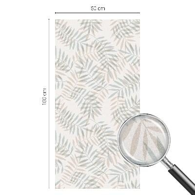 Privacy folie raam Bladrijke elegantie