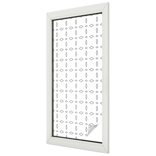 Glas in lood raamfolie Ruitvormen