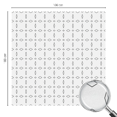 Glas in lood raamfolie Ruitvormen