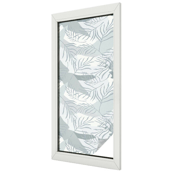 Zelfklevende raamfolie glas in lood Subtiele bladeren