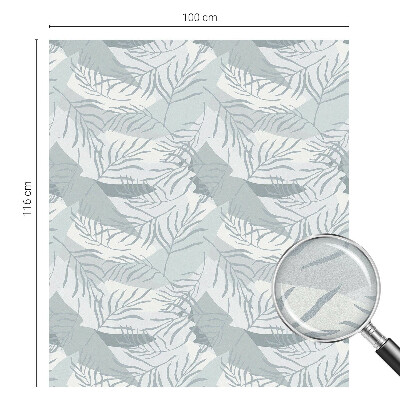 Zelfklevende raamfolie glas in lood Subtiele bladeren