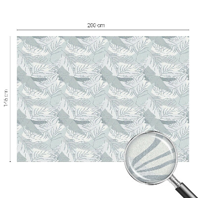 Zelfklevende raamfolie glas in lood Subtiele bladeren