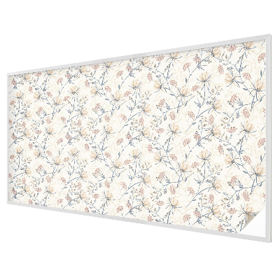 Melkglas folie met glas in lood effect Bloemen van harmonie