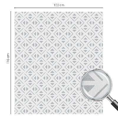 Glas in lood folie voor raam Geometrisch patroon
