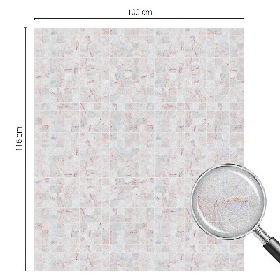 Glas in lood raamfolie Stenen mozaïek