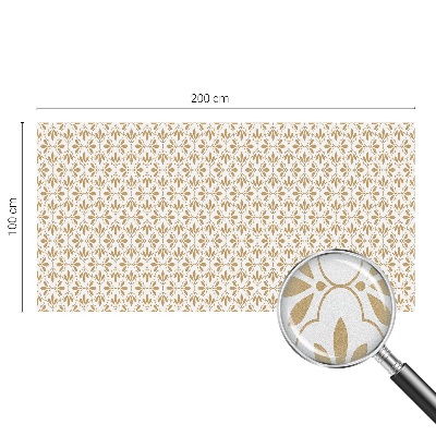 Zelfklevende raamfolie glas in lood Plant elegantie