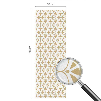 Zelfklevende raamfolie glas in lood Plant elegantie