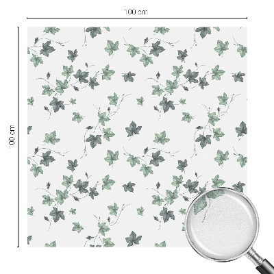 Glas in lood folie voor raam Groene wijnstok