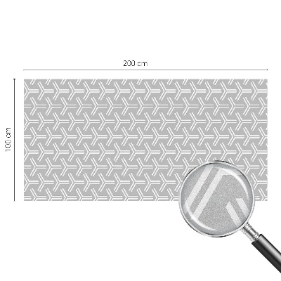 Melkglas folie met glas in lood effect Minimalistische lijnen