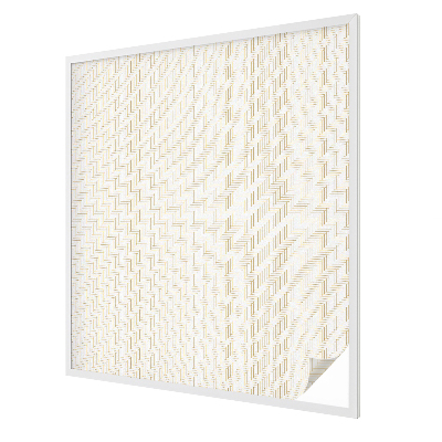 Zelfklevende raamfolie glas in lood Visgraat elegantie