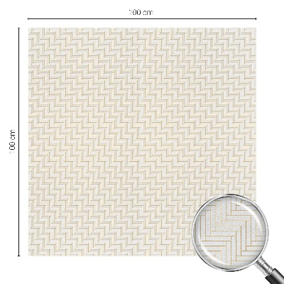 Zelfklevende raamfolie glas in lood Visgraat elegantie