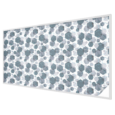 Glas in lood raamfolie Geometrische zeshoeken