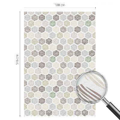 Privacy folie raam Geometrische golven