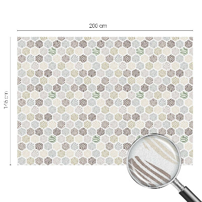 Privacy folie raam Geometrische golven