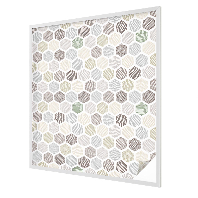 Privacy folie raam Geometrische golven