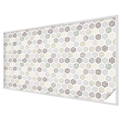 Privacy folie raam Geometrische golven