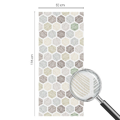 Privacy folie raam Geometrische golven