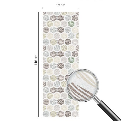 Privacy folie raam Geometrische golven