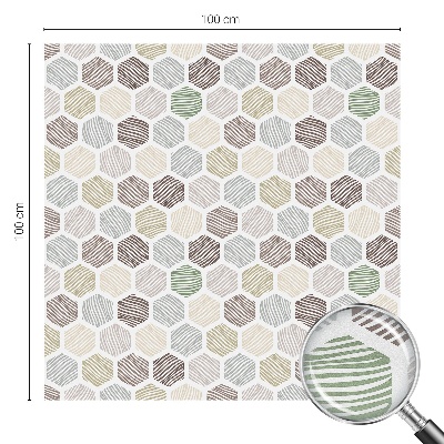 Privacy folie raam Geometrische golven