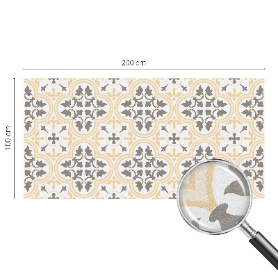 Zelfklevende raamfolie glas in lood Plantenpatronen