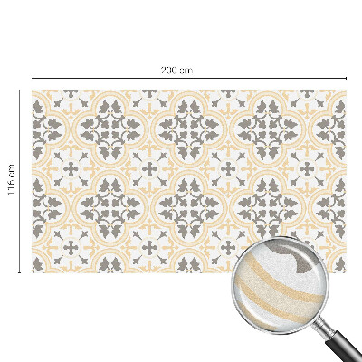 Zelfklevende raamfolie glas in lood Plantenpatronen