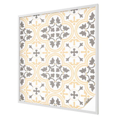 Zelfklevende raamfolie glas in lood Plantenpatronen