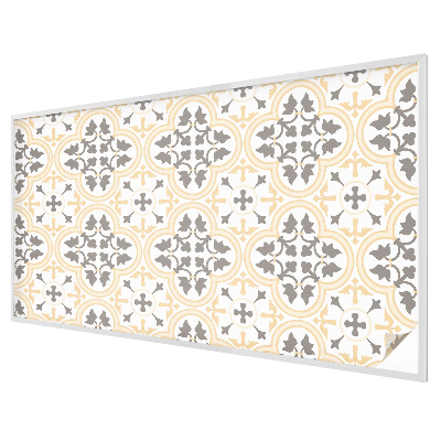 Zelfklevende raamfolie glas in lood Plantenpatronen