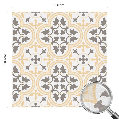 Zelfklevende raamfolie glas in lood Plantenpatronen