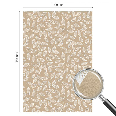 Glas in lood folie voor raam Bladeren natuur