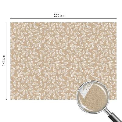 Glas in lood folie voor raam Bladeren natuur