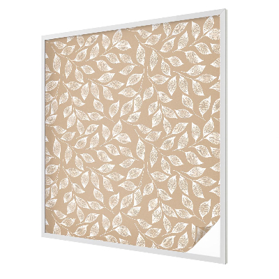 Glas in lood folie voor raam Bladeren natuur