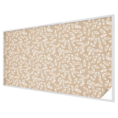 Glas in lood folie voor raam Bladeren natuur