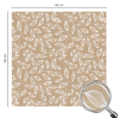 Glas in lood folie voor raam Bladeren natuur