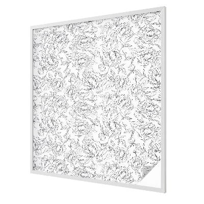 Privacy folie raam Bloemenmotief