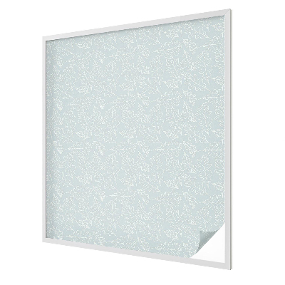 Zelfklevende raamfolie glas in lood Eikenbladeren